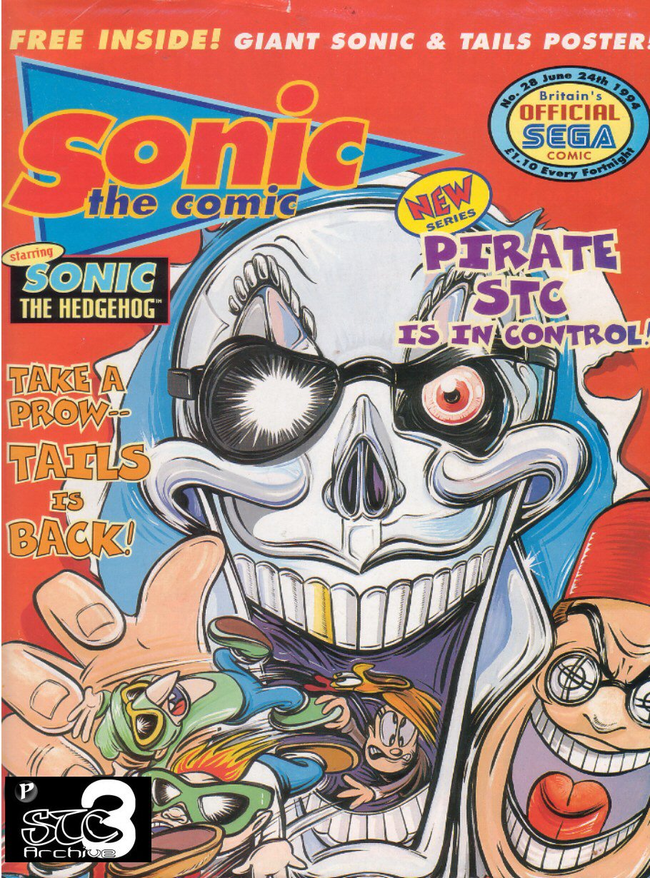 Sonic - The Comic Issue No. 028 Comic cover page